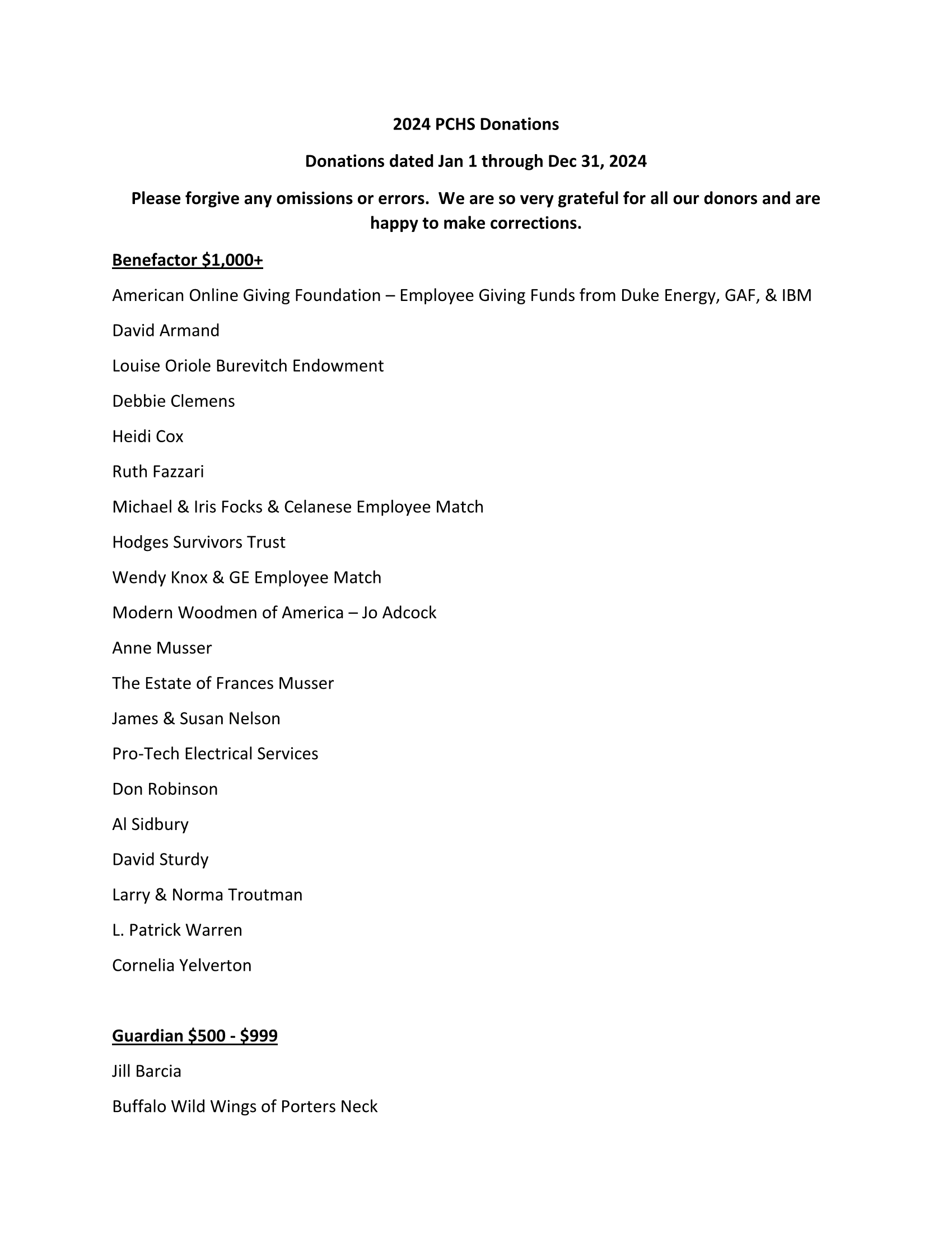 2024 PCHS Donations_Page_1